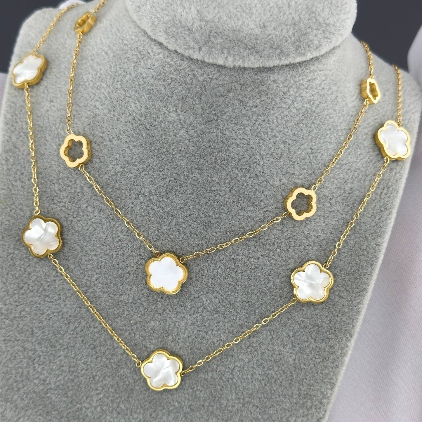 Flora Ketting | 18K Goud Verguld