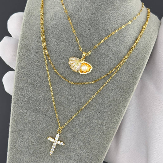 Ariel Ketting | 18K Goud Verguld