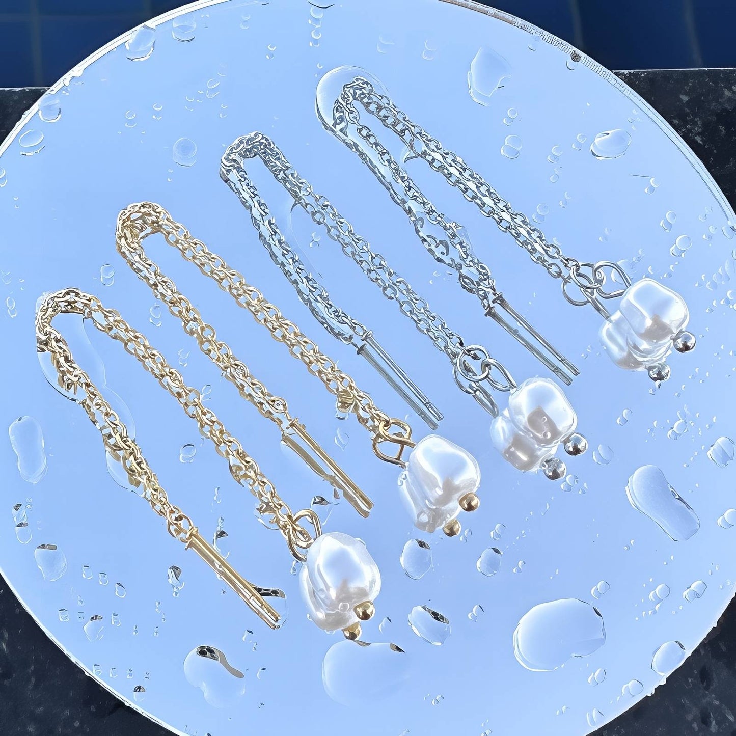 Pearl Oorbellen | 18K Goud Verguld