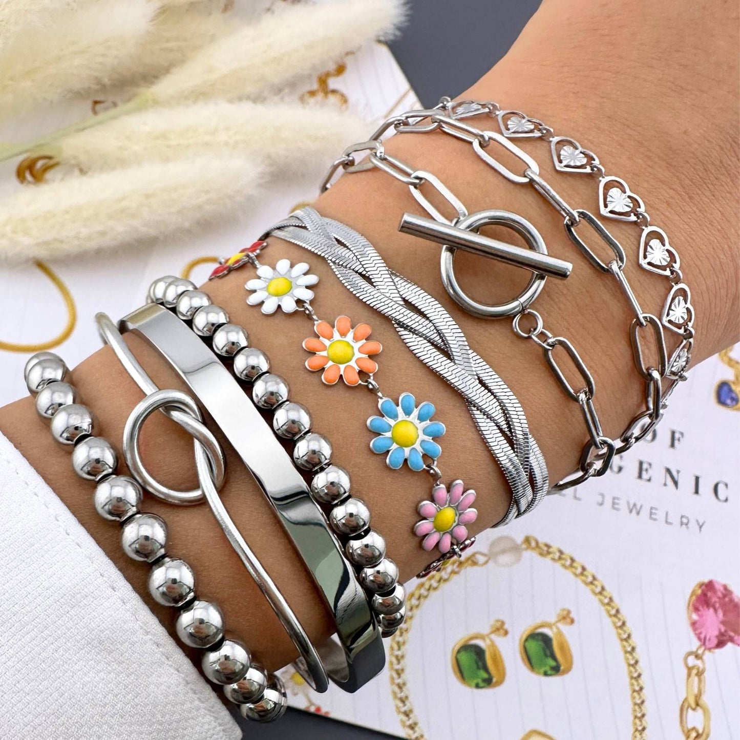 Hannah Armband | Stainless Steel