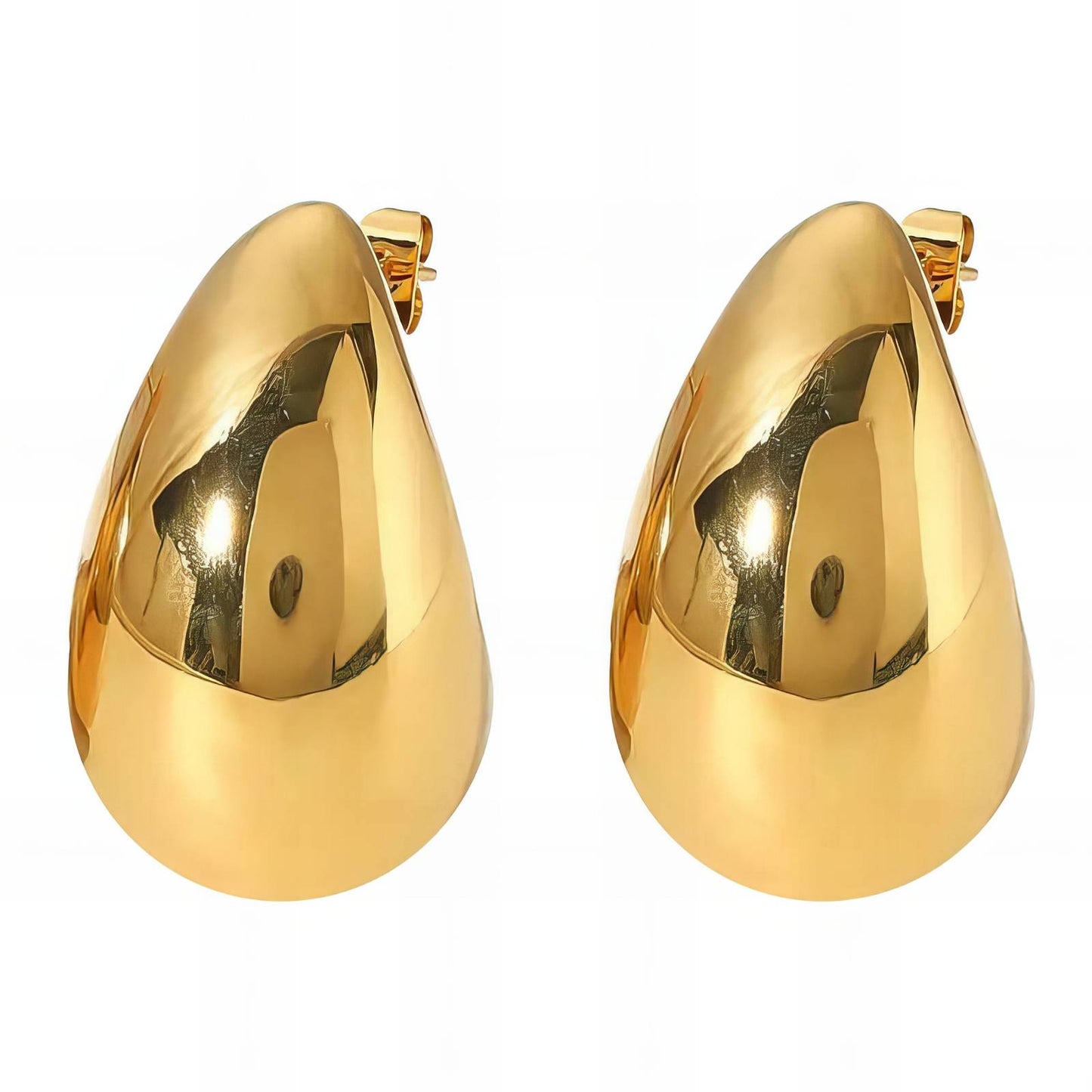 Aurora Drops Oorbellen | 18K Gold Plated Steel