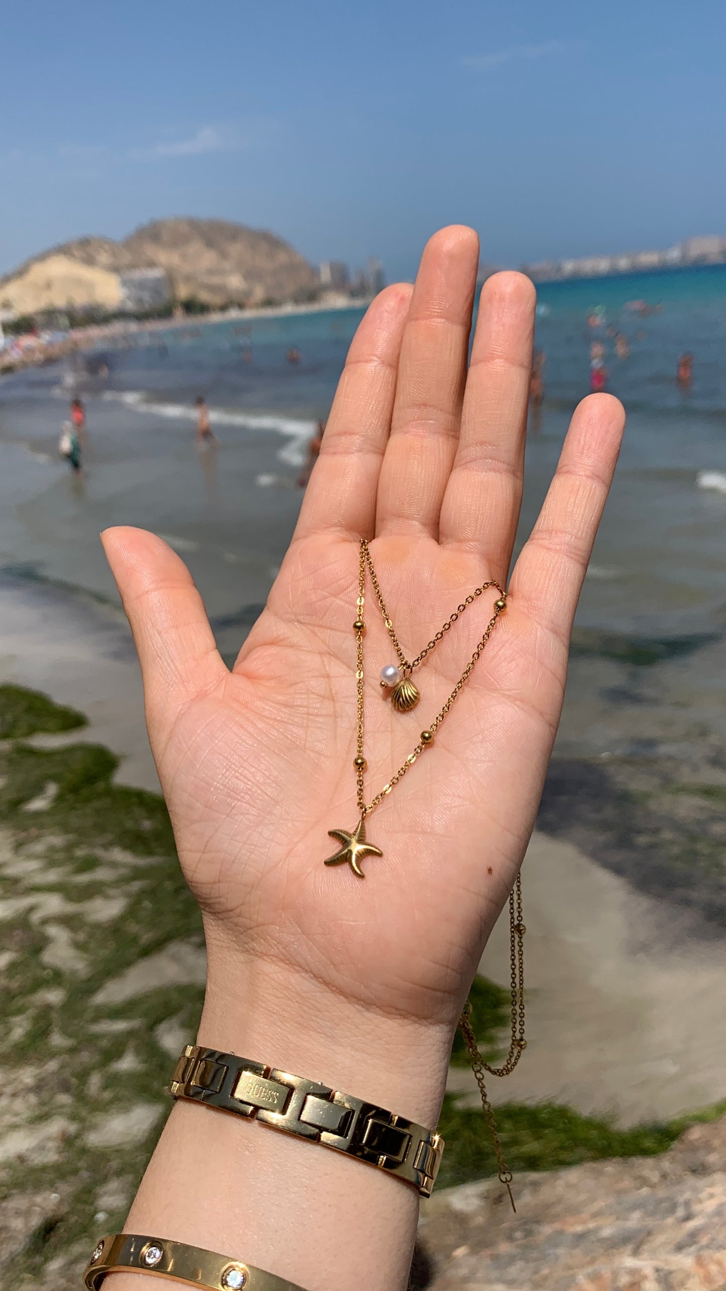 Mermaid's Necklace | 18K Gold Plated Steel