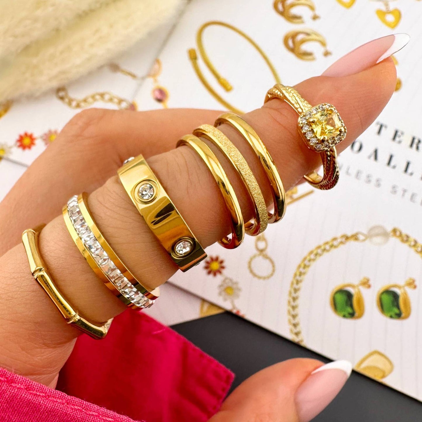 Isabel Ring | 18K Gold Plated Steel