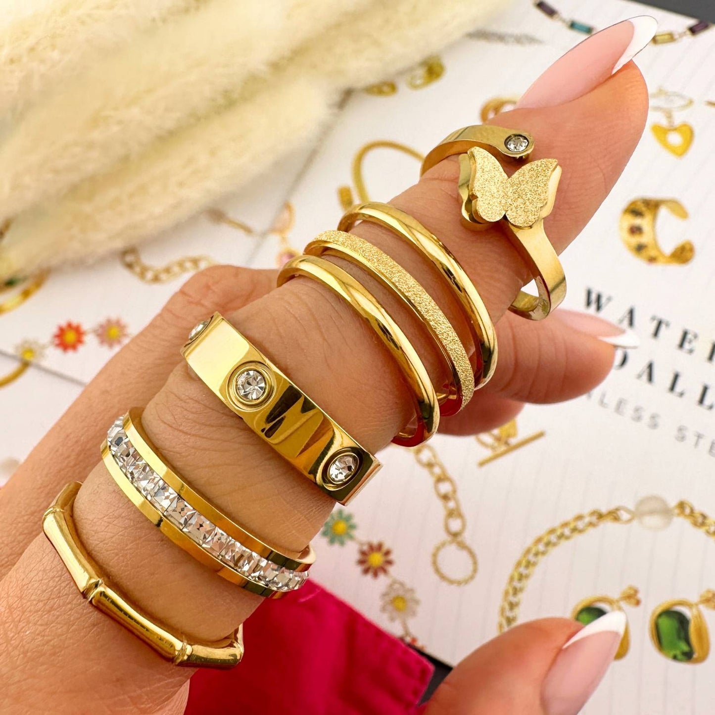 Isabel Ring | 18K Gold Plated Steel