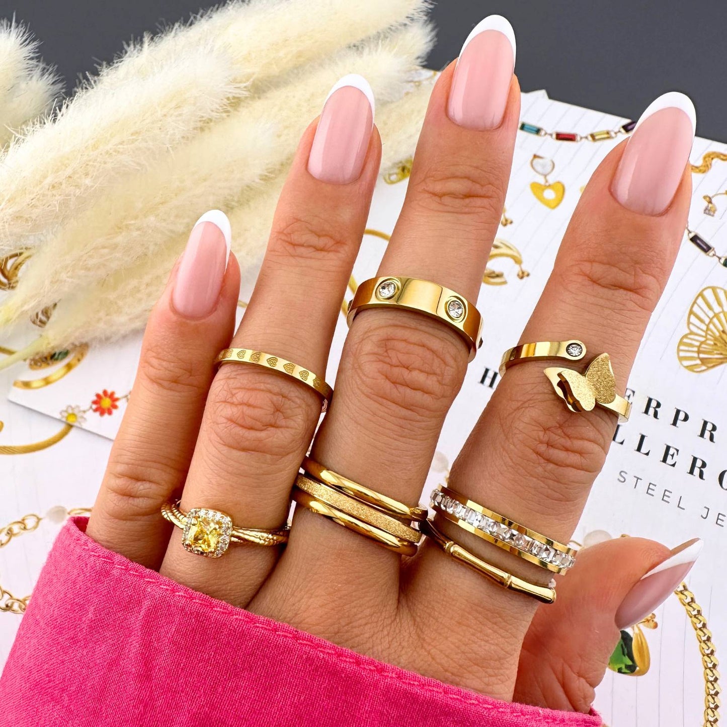 Isabel Ring | 18K Gold Plated Steel