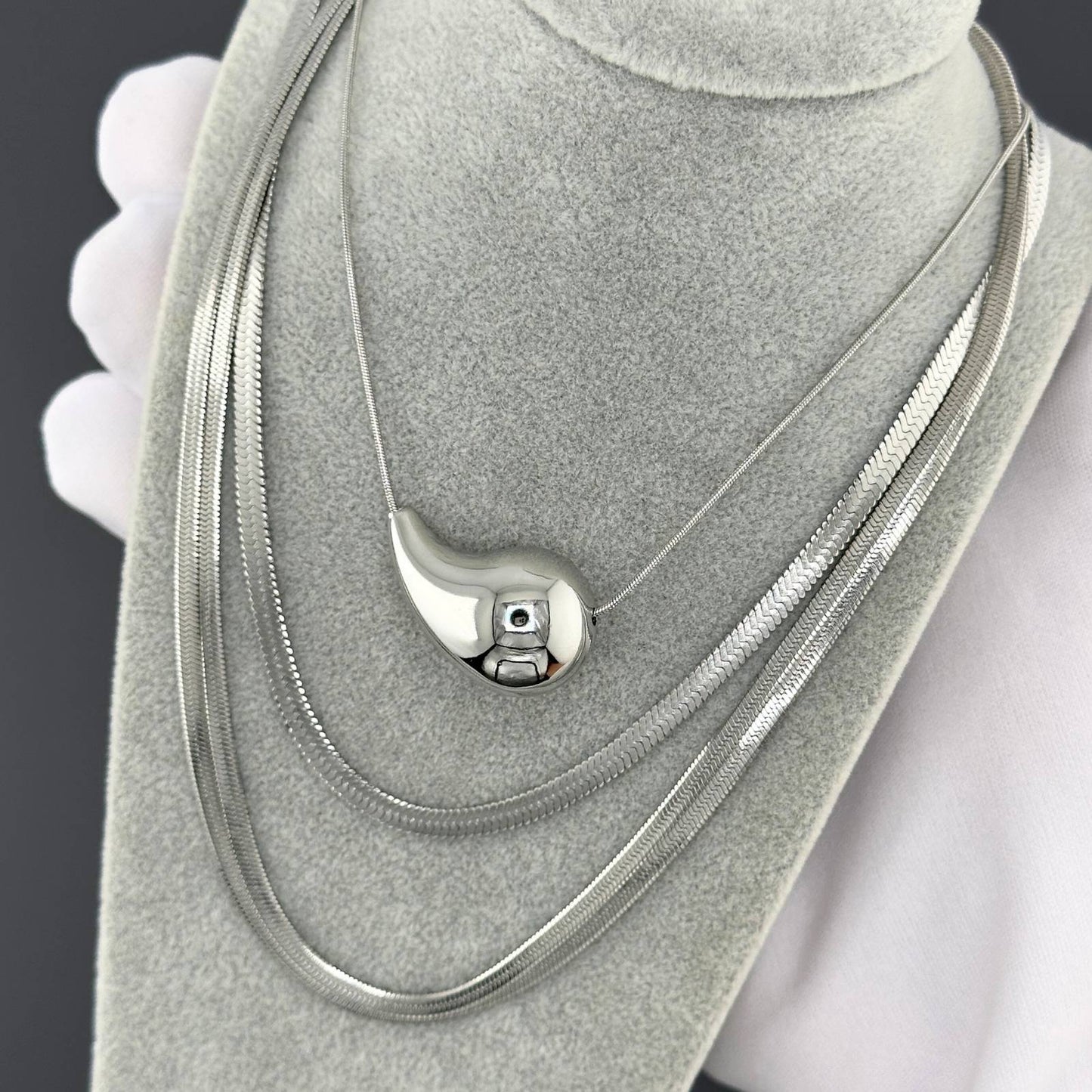 Silver Lining Necklace | Stainless Steel