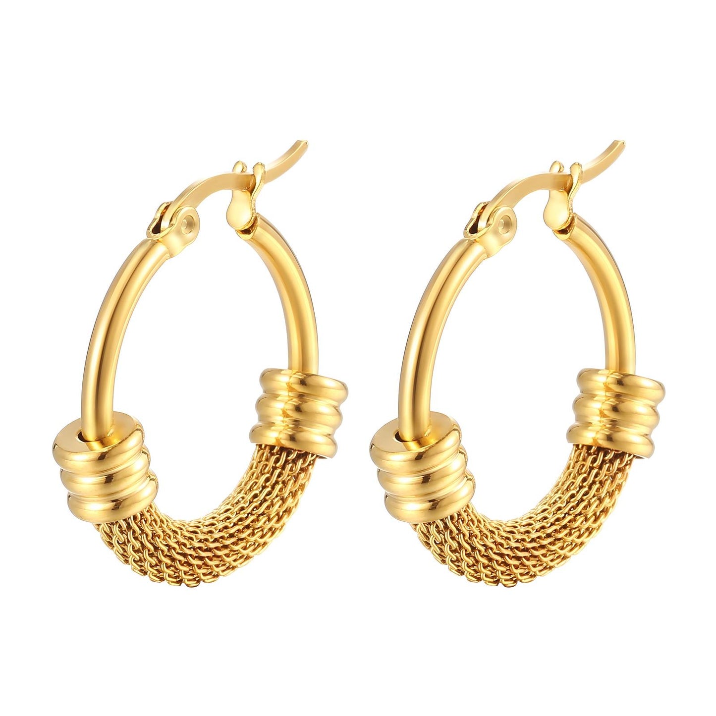Milano Hoops | Gouden Oorbellen met 18K Gold Plating