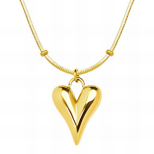 Golden Heartbeat Ketting | 18K Gold Plated Steel