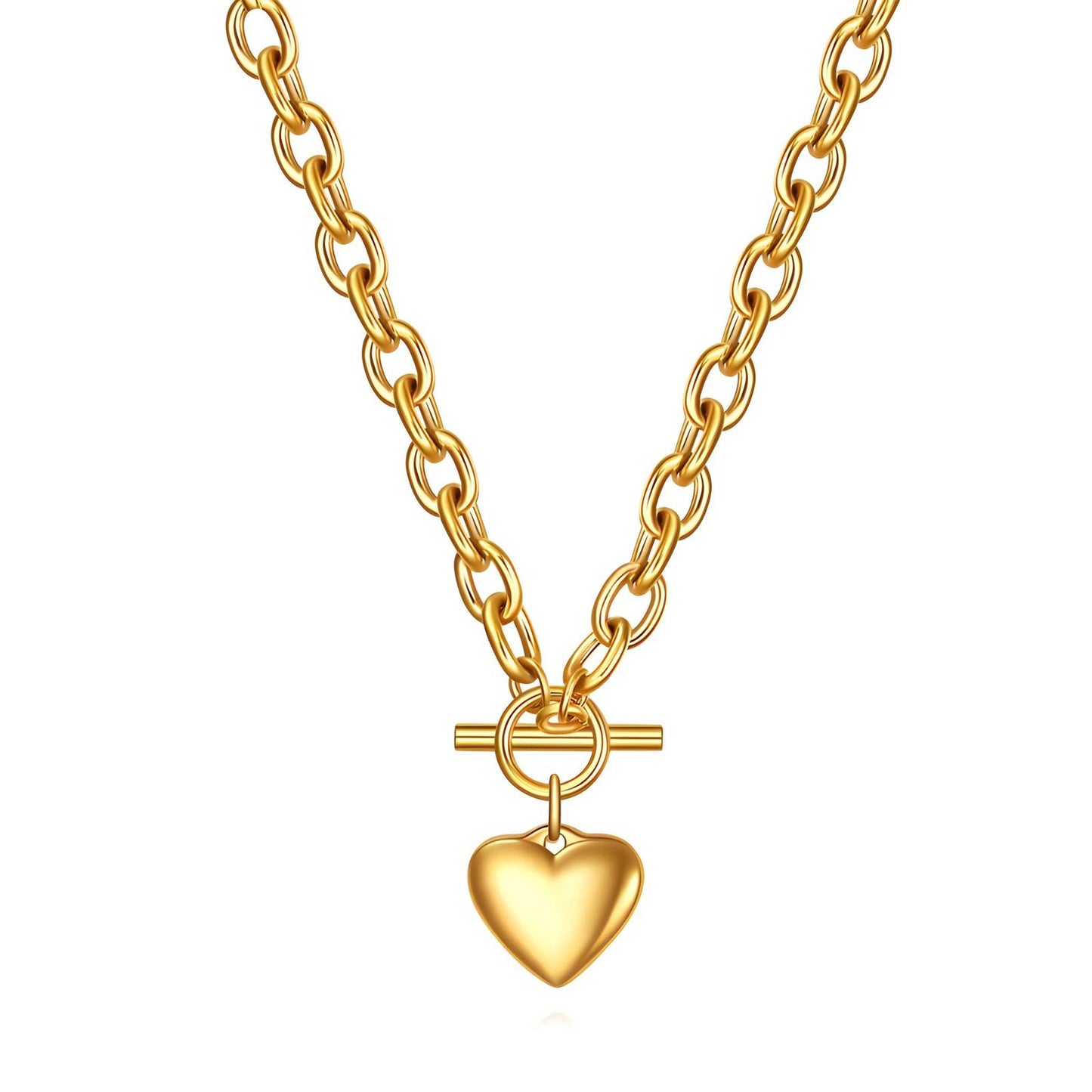 Maya Hart Ketting | 18K Gold Plated Steel