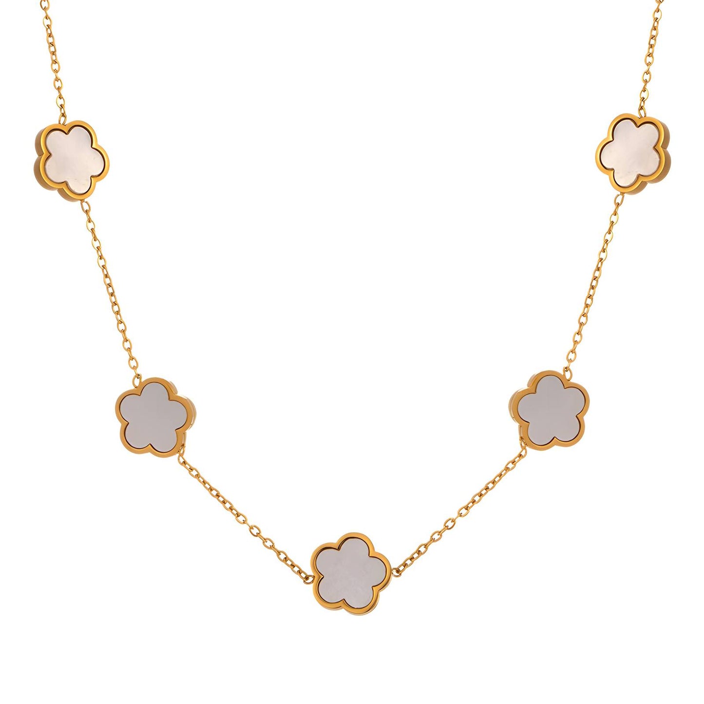 Flora Ketting | 18K Goud Verguld