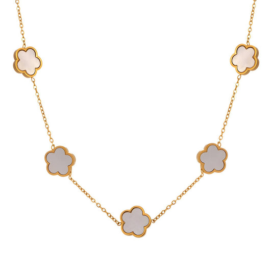 Flora Ketting | 18K Goud Verguld