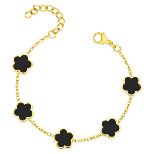 Noir Armband | 18K Gold Plated Steel