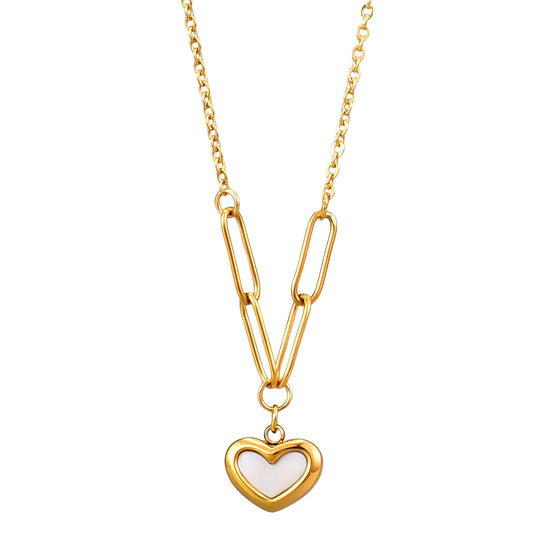 Anna Necklace | 18K Gold Plated Steel