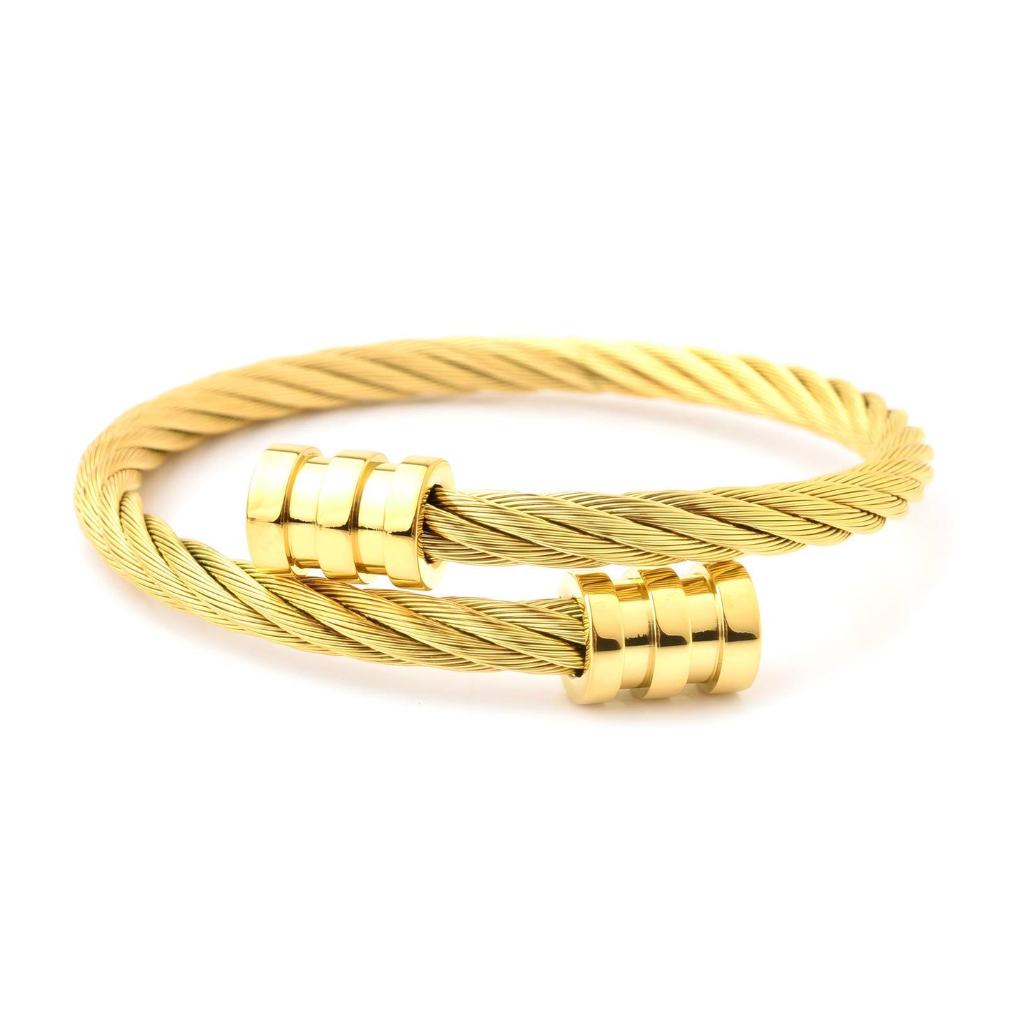 Jade Armband | 18K Gold Plated Steel