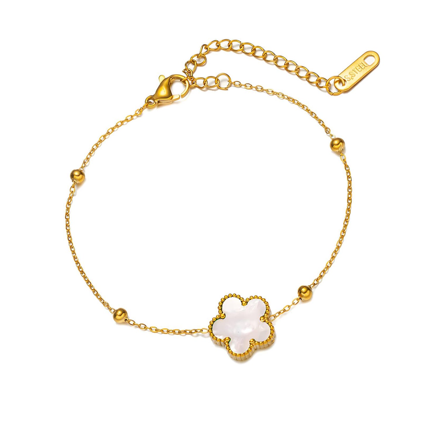 Elena Armband | 18K Gold Plated Steel