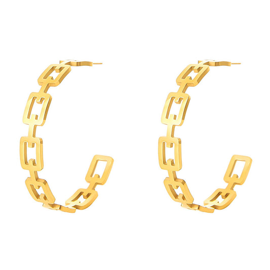 Mira Oorbellen | 18K Gold Plated Steel