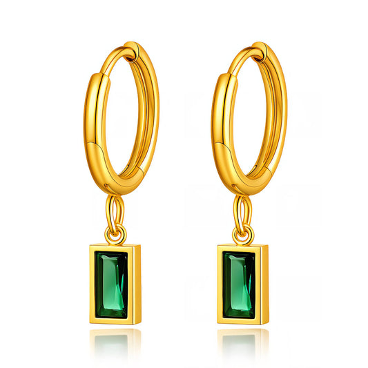 Elisa Oorbellen | 18K Gold Plated Stainless Steel & Zirkonia