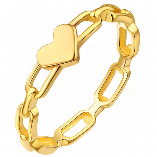 Liva Ring | 18K Gold Plated Steel