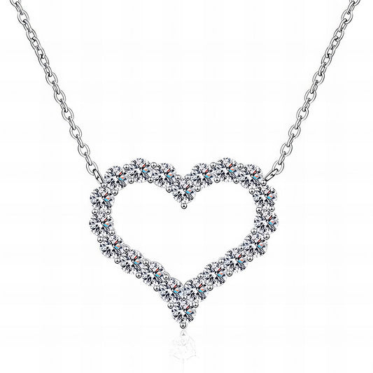Sparkle Heart Necklace | Stainless Steel