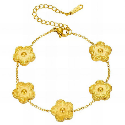 Leyla Armband | 18K Gold Plated Steel