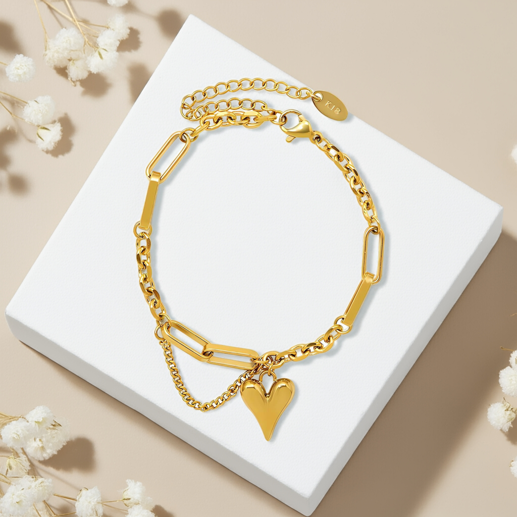 Lana Armband | 18K Gold Plated Steel